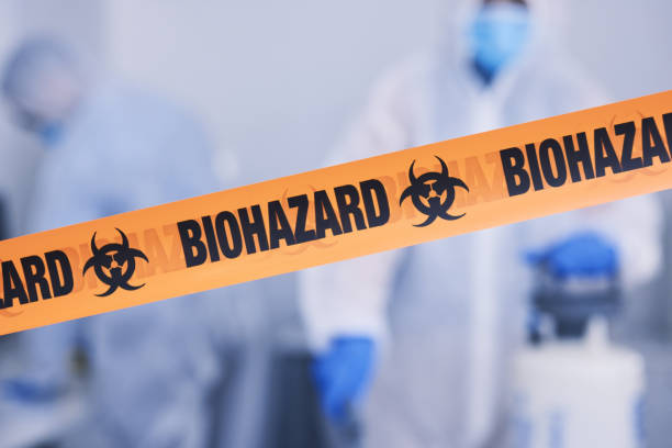 Professional Biohazard Cleanup technician working in Berger, MO